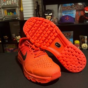 Size 9 - Nike Air Max 2017 Bright Crimson - 849559-602 (New Without Box)